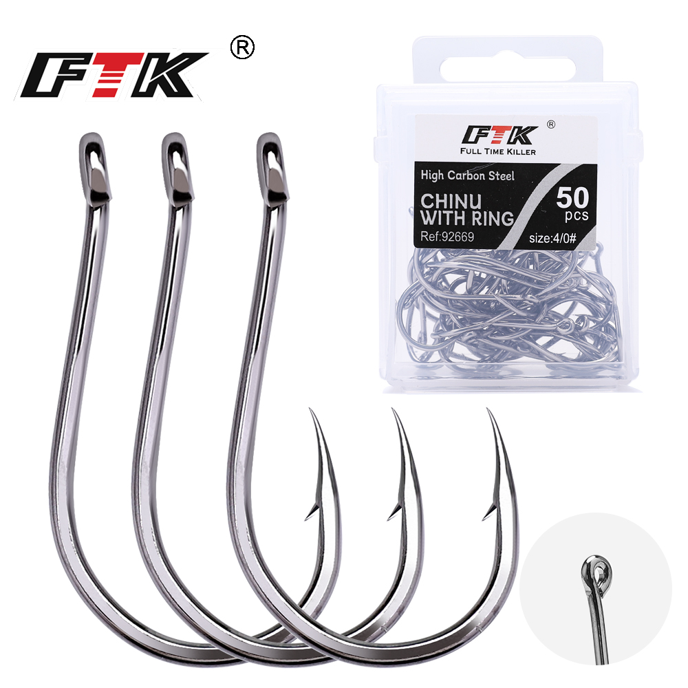 Fishing Hook Offset - FTK CHINU Halka Çengelli Balık Olta