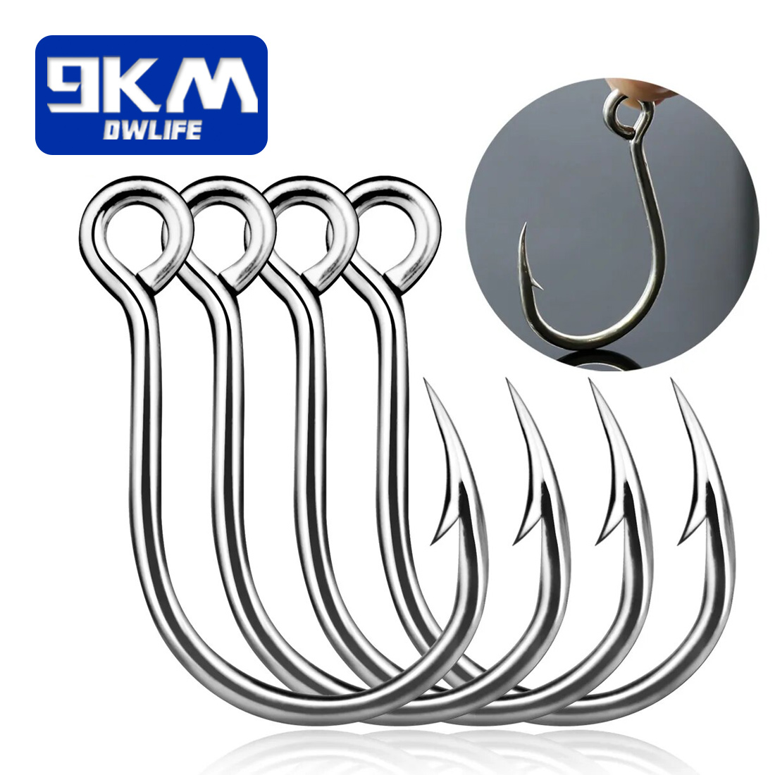 Fishing Hook Offset - 9KM balıkçılık kancaları 25 adet Jig