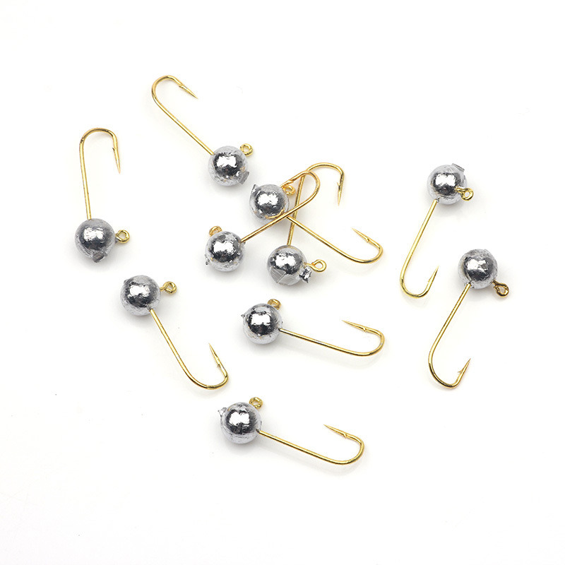 Fishing Hook Offset - 10 adet/grup Mikro Jig Kafa Balıkçılık