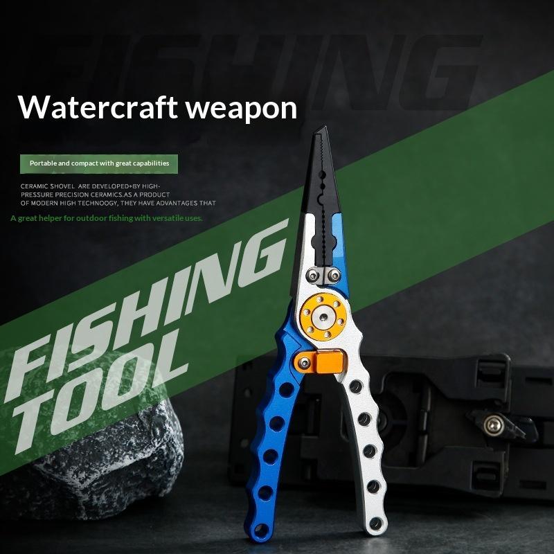 Fishing Hook Sharpener - Alüminyum Alaşımlı Balıkçı Pensesi Ergonomik Kaymaz