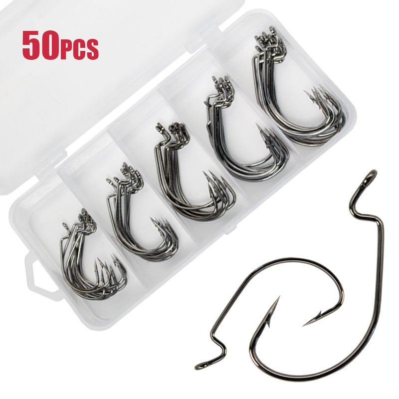 50 adet Geniş Solucan Kanca Ka - Fishing Hook Barbless incelemesi ve fiyatı