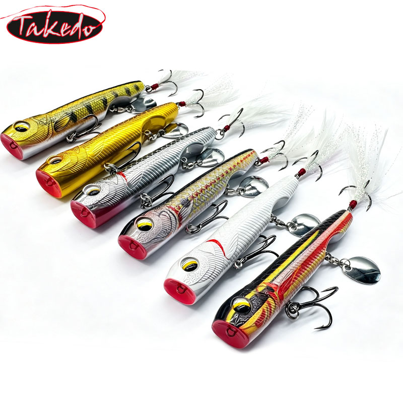 TAKEDO 10G Yüzey Su Popper Bal - Fishing Hook Treble incelemesi ve fiyatı