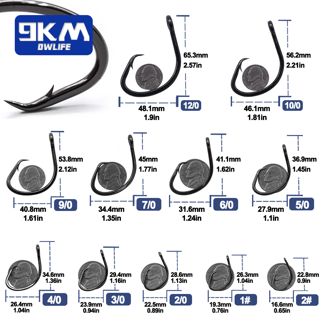 9KM Daire Kanca 25 ~ 50 Adet T - Fishing Hook Barbless incelemesi ve fiyatı