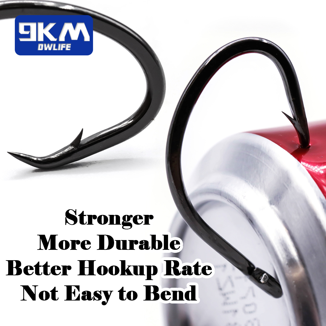 9KM Daire Kanca 25 ~ 50 Adet T - Fishing Hook Barbless incelemesi ve fiyatı