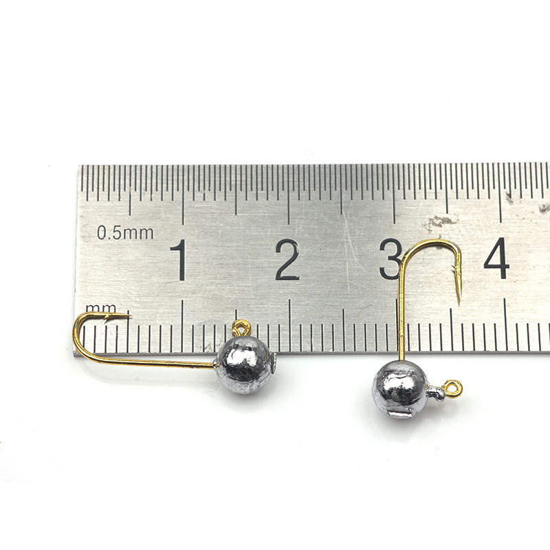 10 adet/grup Mikro Jig Kafa Ba - Fishing Hook Offset incelemesi ve fiyatı