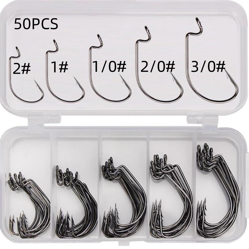 50 Adet/Kutu Yüksek Karbon Çel - Fishing Hook Offset incelemesi ve fiyatı